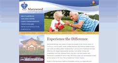 Desktop Screenshot of marywoodnursingcarecenter.org